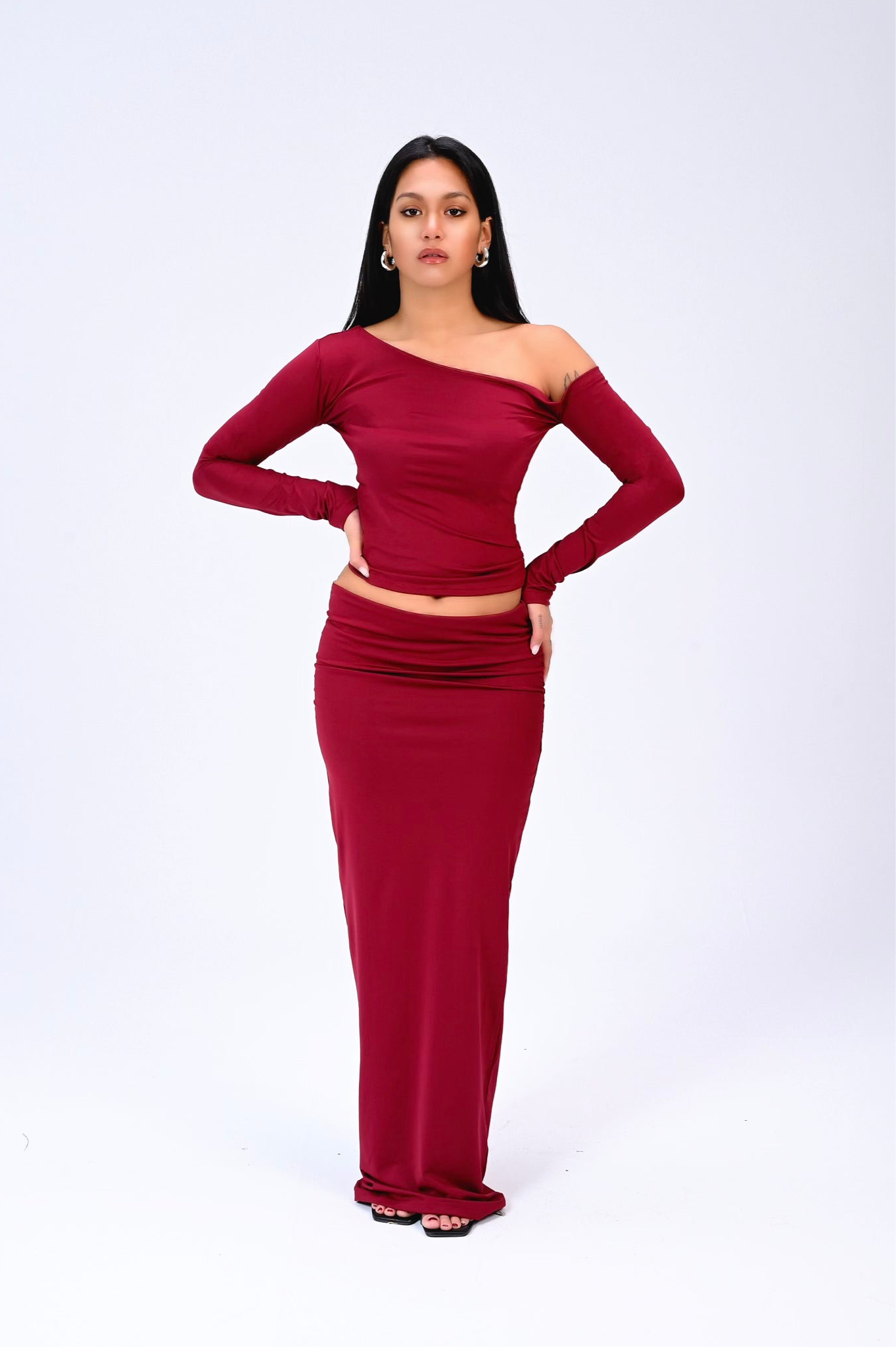 Burgundy set