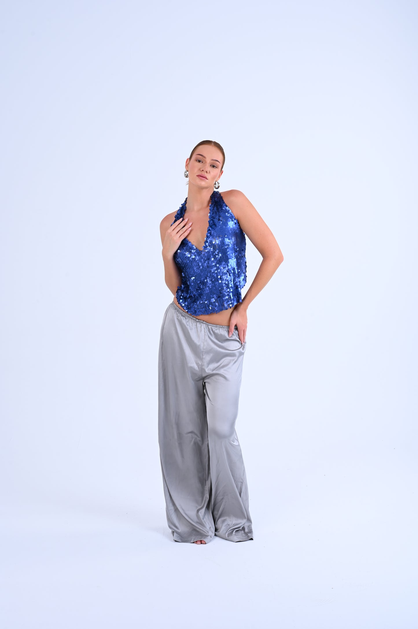 Sparkle backless top