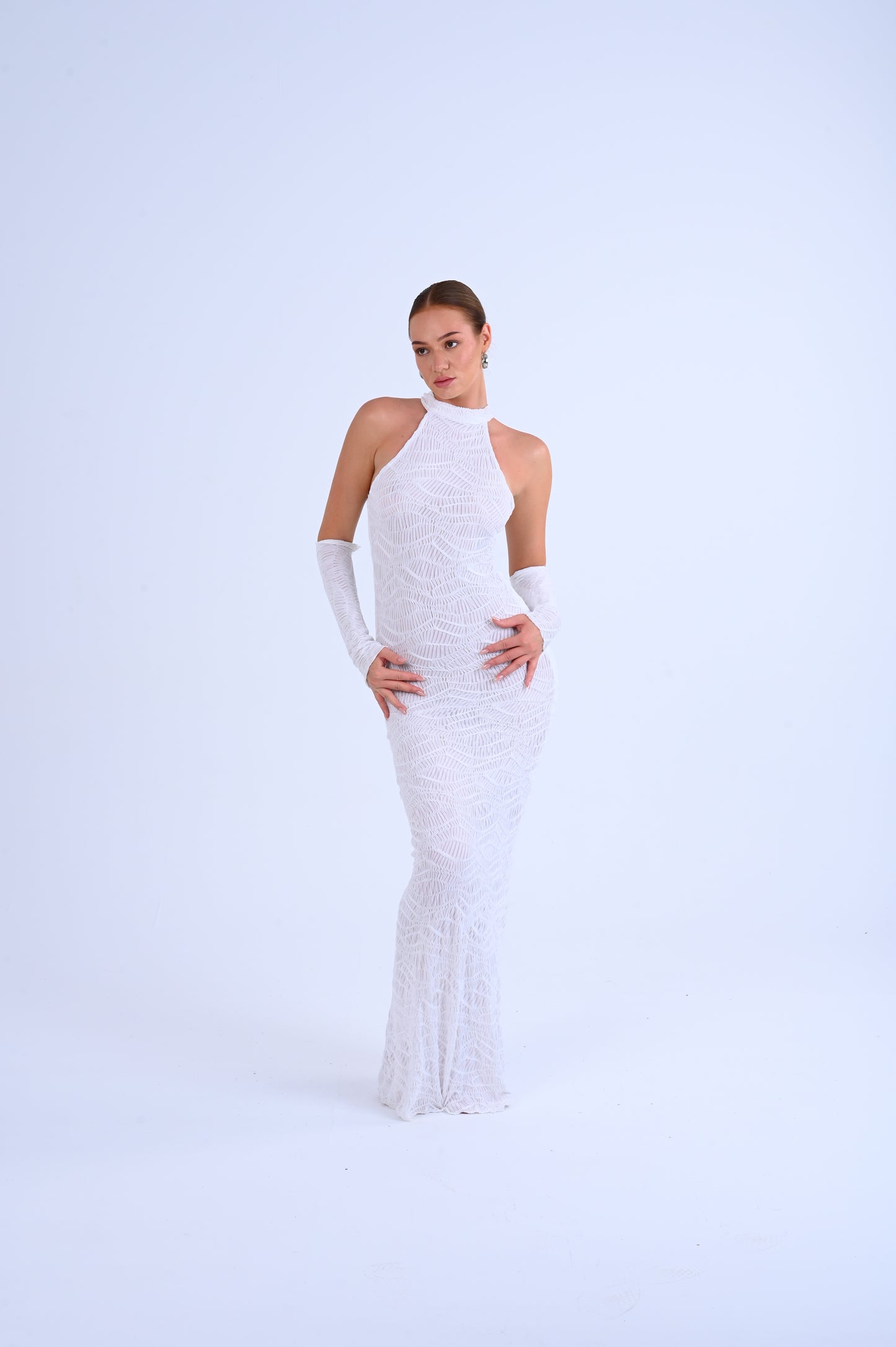 Textured waves bodycon