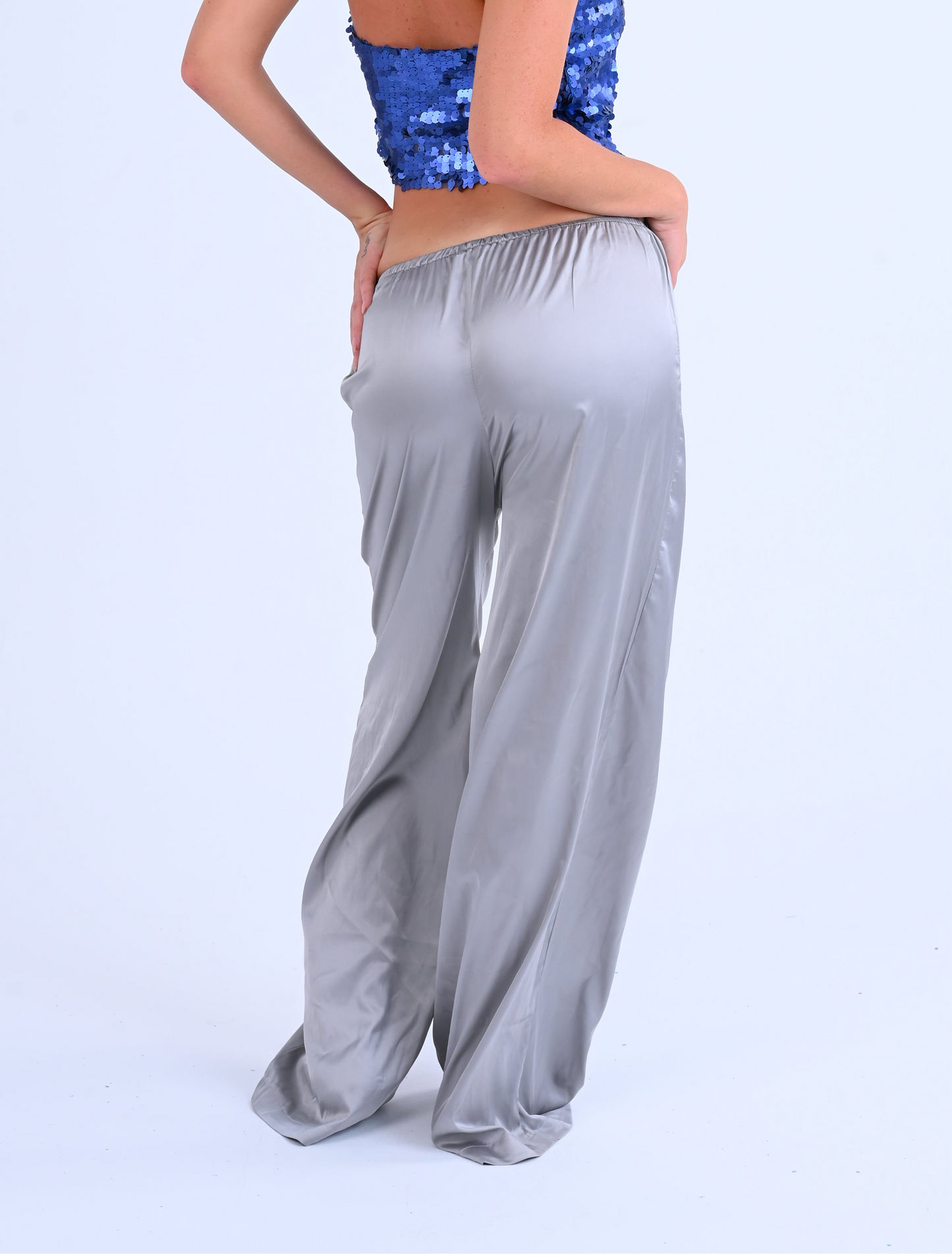 Silk pants