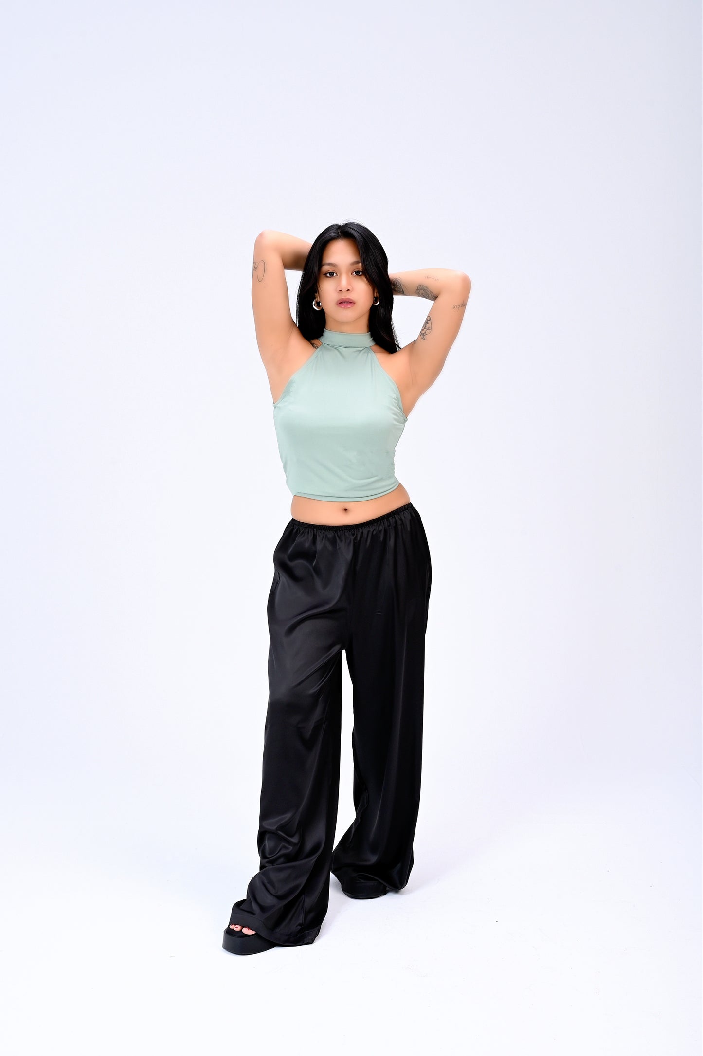 Silk pants