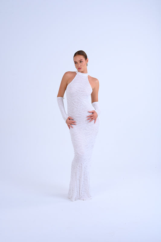 Textured waves bodycon