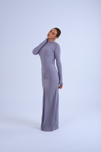 Ruched bodycon dress