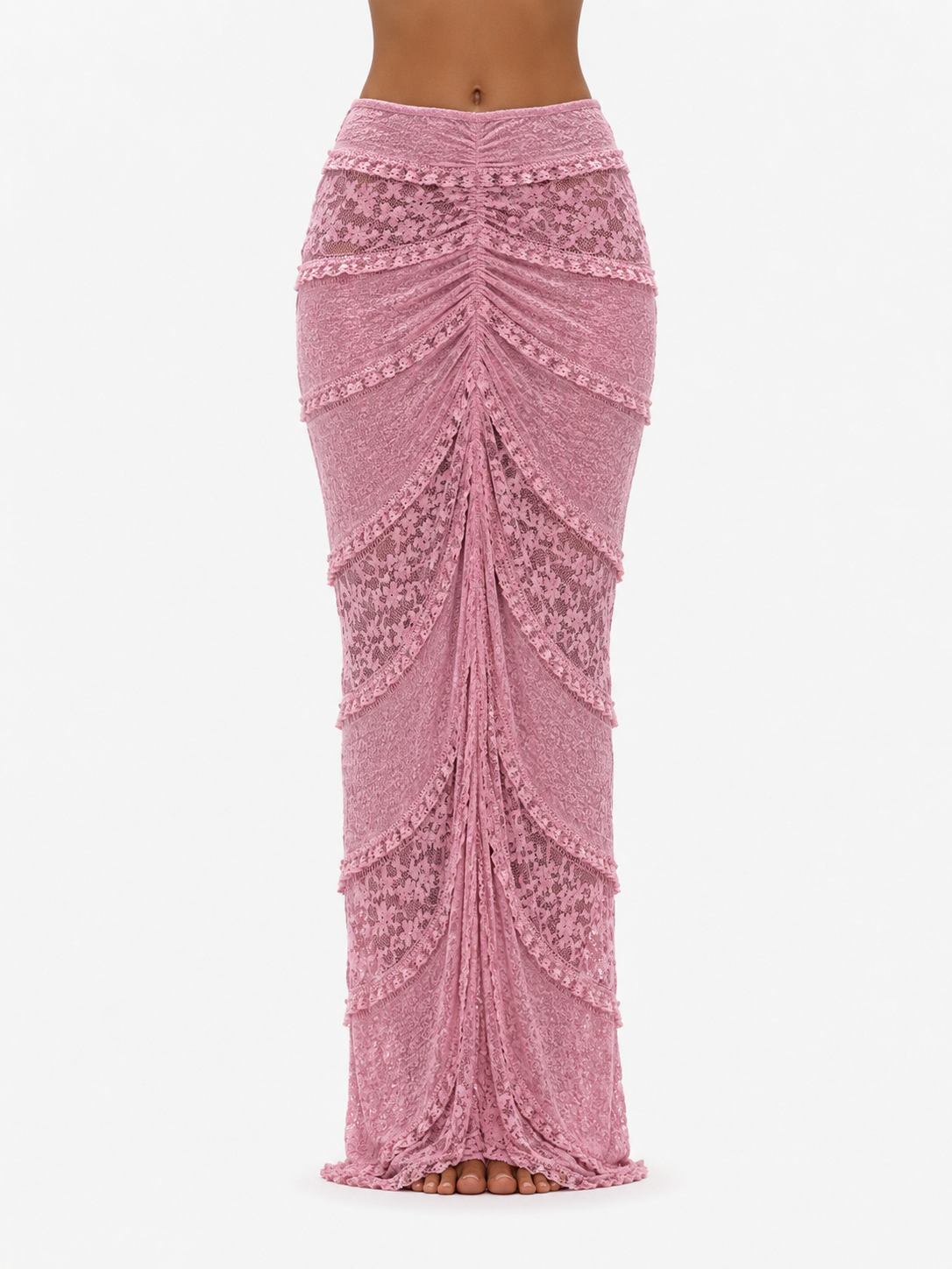 bodycon lace skirt