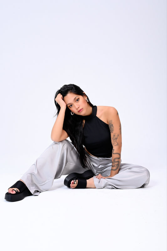 Silk pants