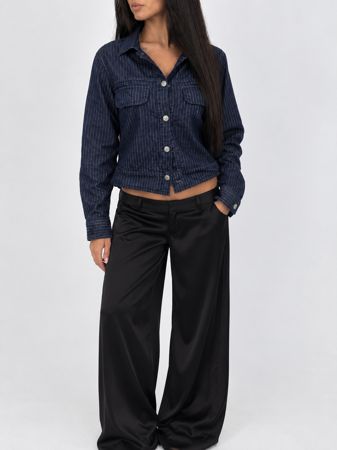 Stripped Denim
